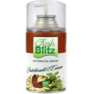 Wkład do automatycznych odświeżaczy 250ml AIR BLITZ PATCHOULI & COCOA