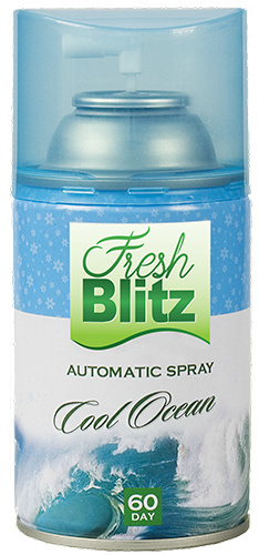 Wkład do automatycznych odświeżaczy 260ml AIR BLITZ Cool Ocean